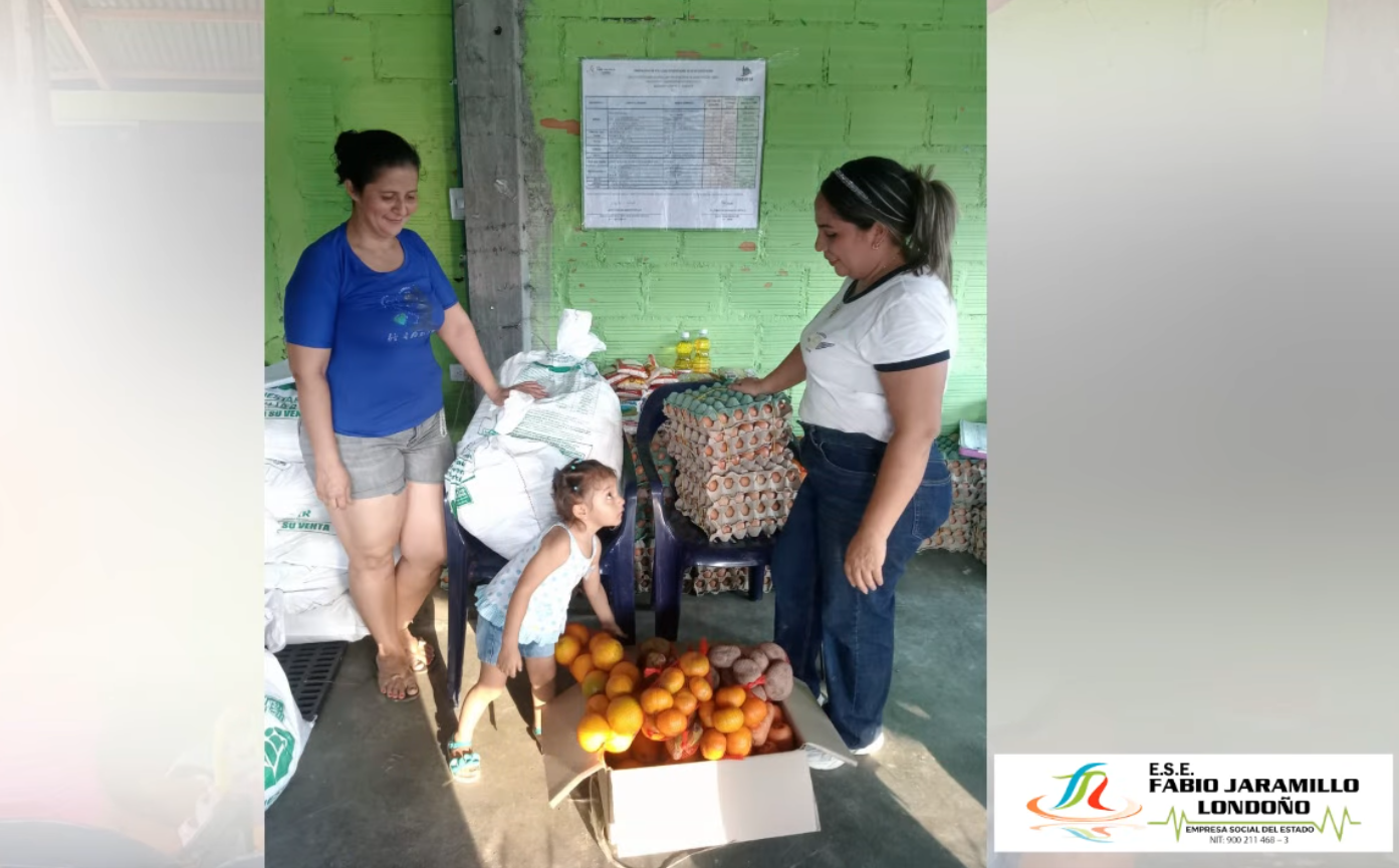 “La ESE Fabio Jaramillo Londoño avanza con la Modalidad de Atención y Prevención de la Desnutrición – SIAPD, llevando alimentos y esperanza a las familias más vulnerables de Florencia, Caquetá.”