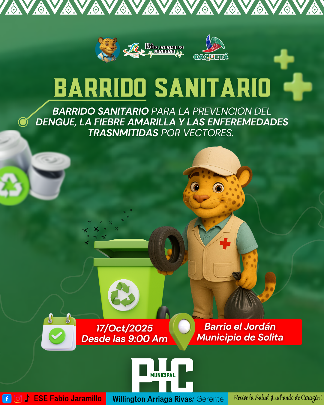 El Barrido Sanitario ya está en marcha.