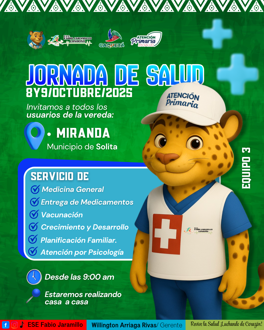 Jornada de Salud vereda Miranda