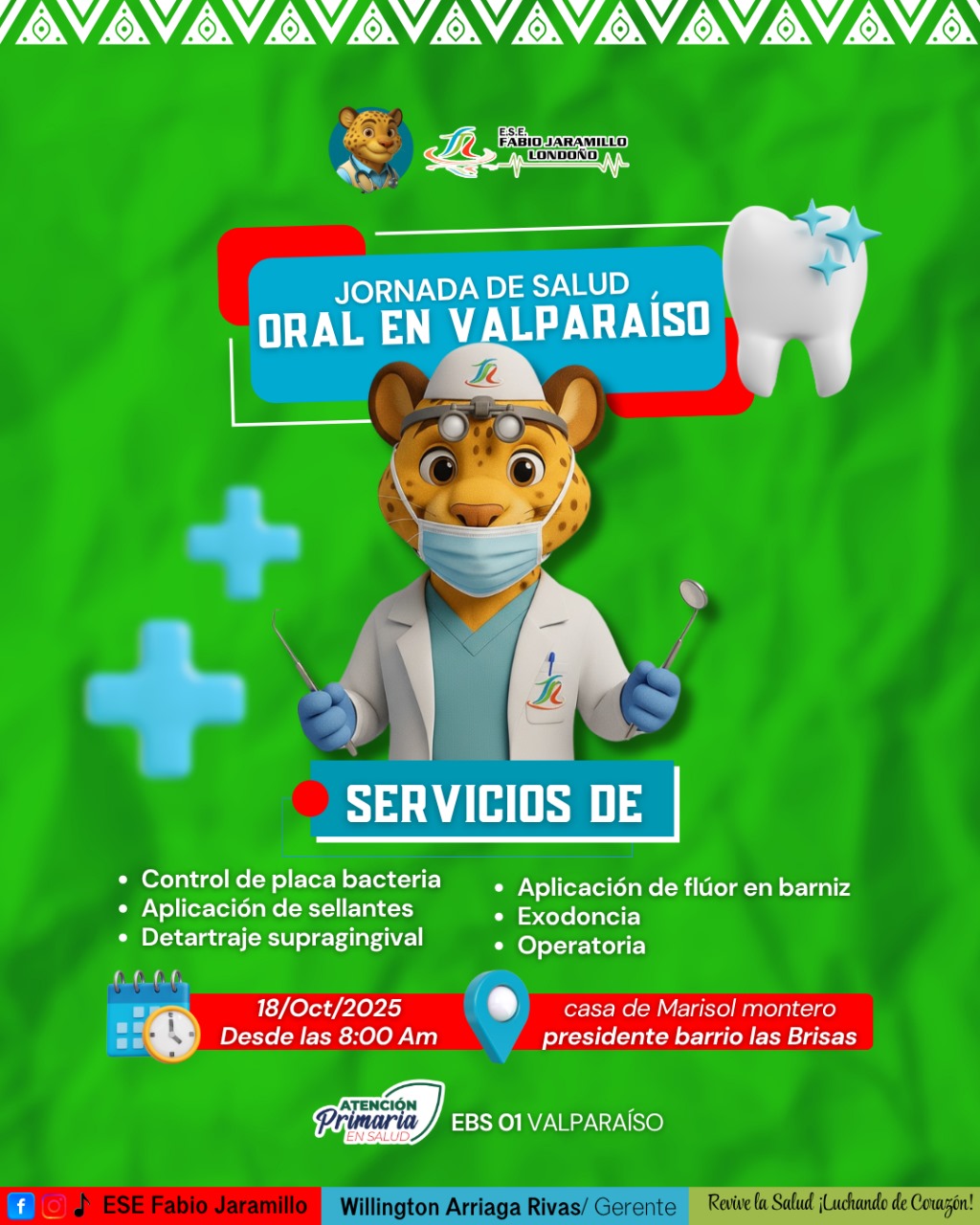 Cuidar tu sonrisa también es cuidar tu salud.