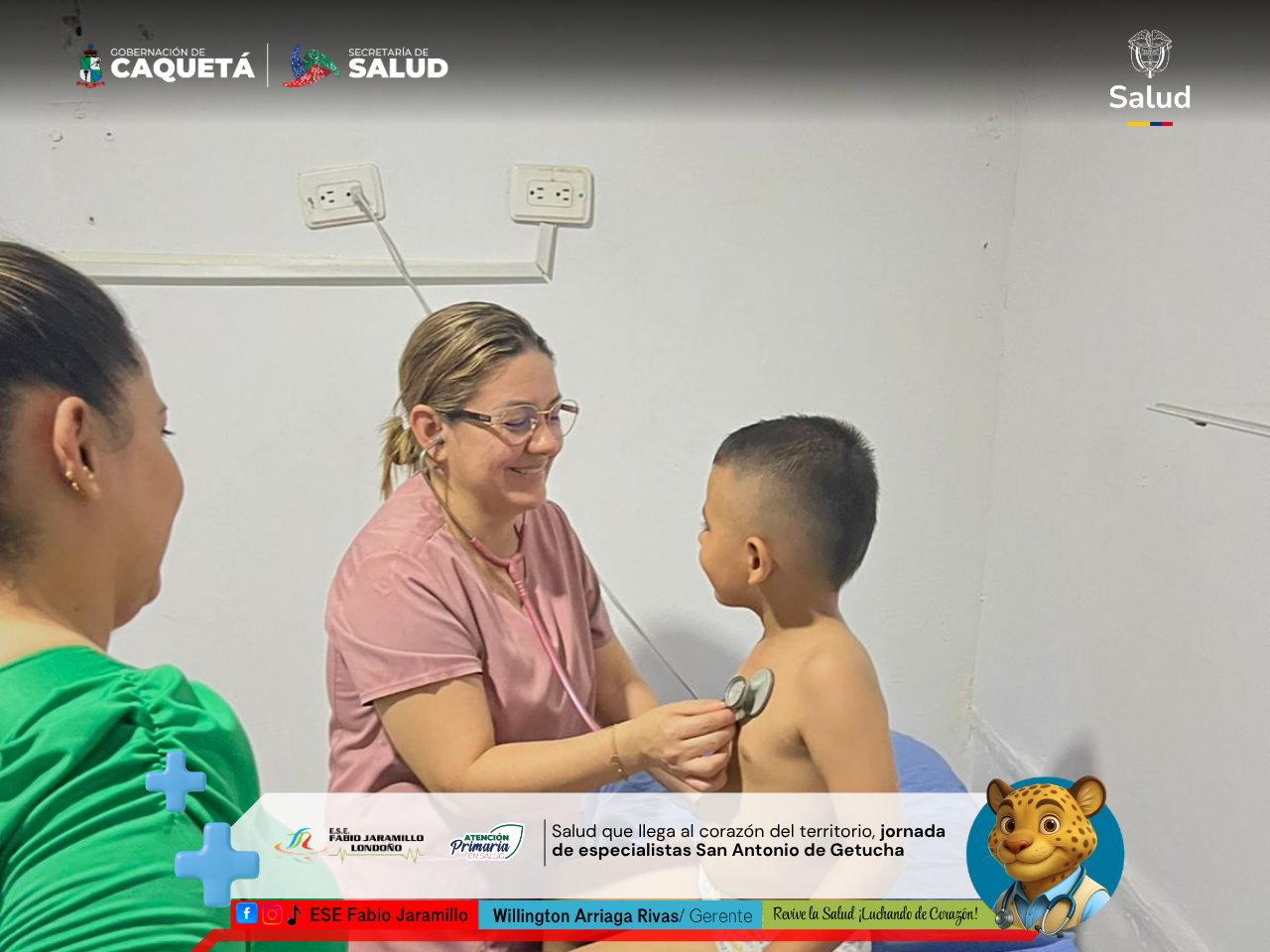 𝑳𝒂 𝒔𝒂𝒍𝒖𝒅 𝒍𝒍𝒆𝒈ó 𝒄𝒐𝒏 𝒆𝒔𝒑𝒆𝒄𝒊𝒂𝒍𝒊𝒔𝒕𝒂𝒔 𝒉𝒂𝒔𝒕𝒂 𝑺𝒂𝒏 𝑨𝒏𝒕𝒐𝒏𝒊𝒐 𝒅𝒆 𝑮𝒆𝒕𝒖𝒄𝒉á.