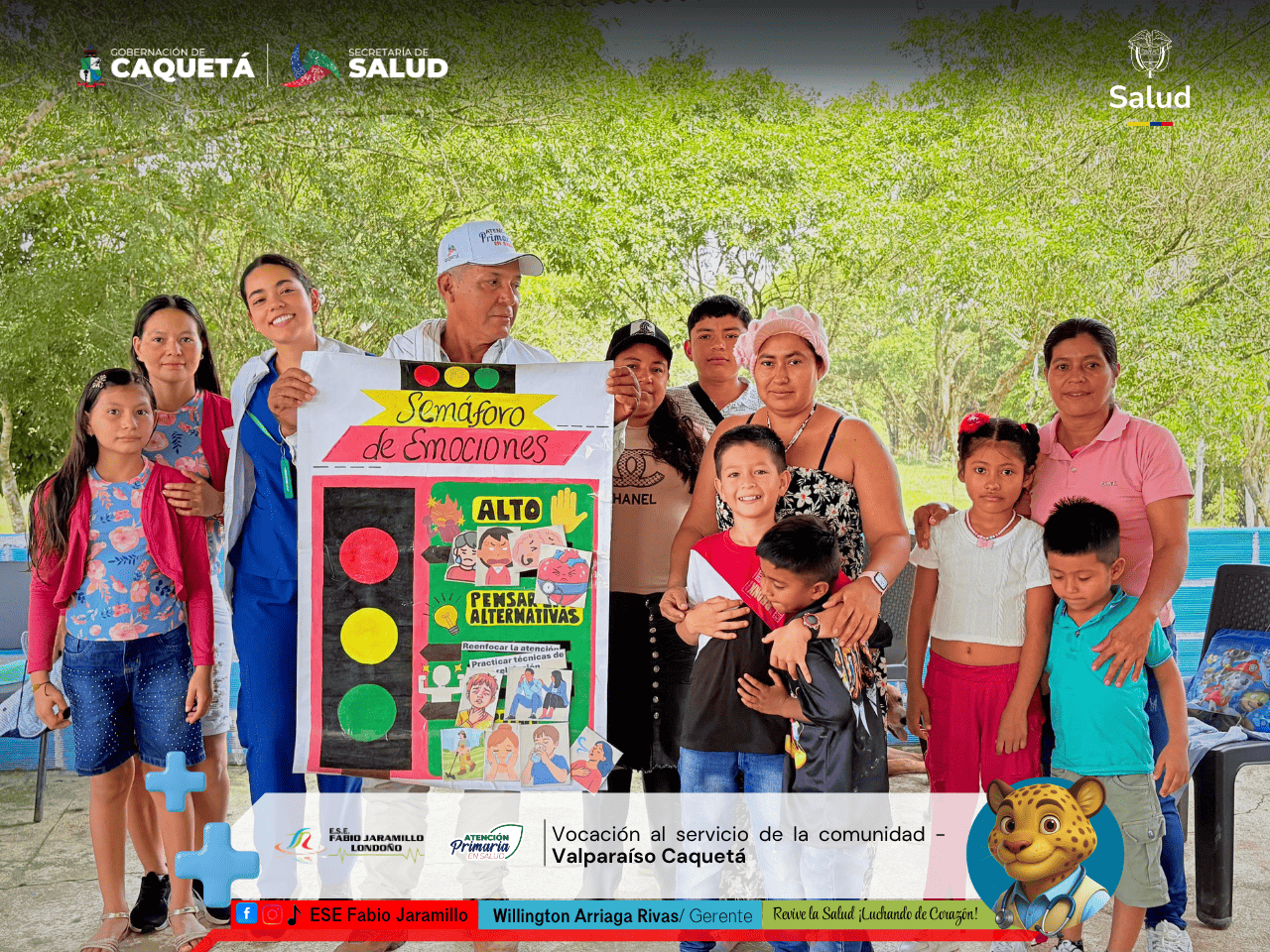 Vocación al servicio de la comunidad en Valparaíso Caquetá
