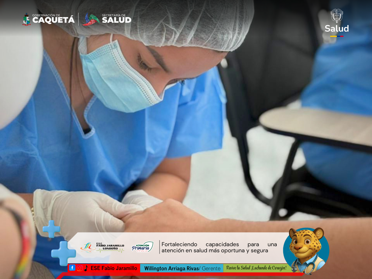 Jornada de capacitación dirigida a los enfermeros jefes de los equipos básicos.