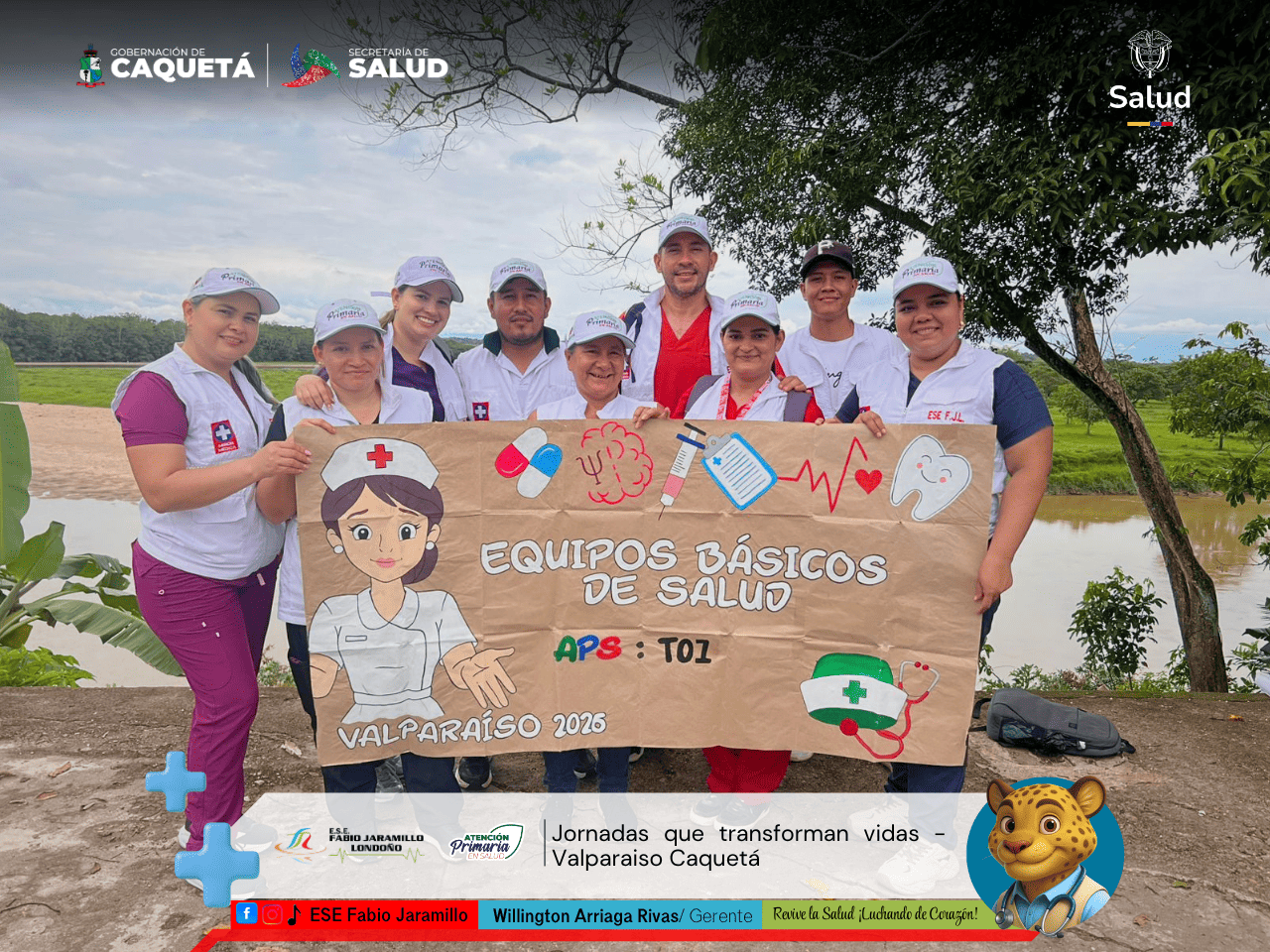 Llevando salud y esperanza a cada rincón- Valparaíso Caquetá