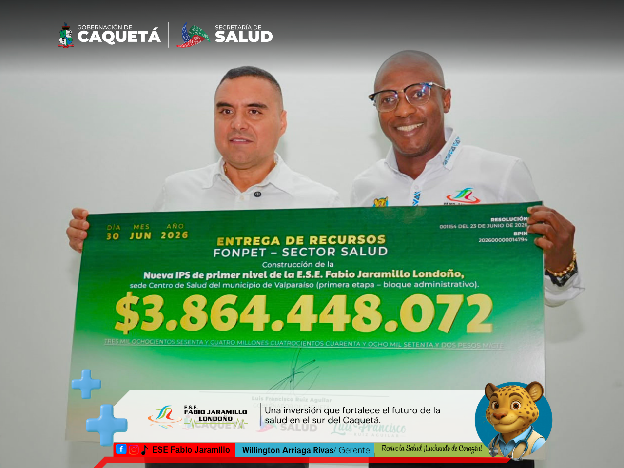 Seguimos fortaleciendo la salud en el sur del Caquetá